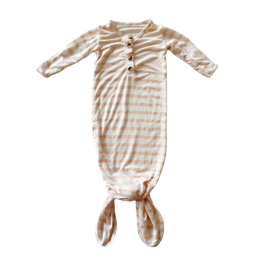Lou Lou & Co McKayla Knotted Gown Size Newborn-3m